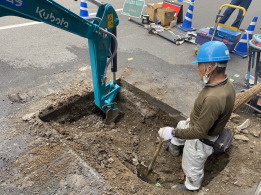 道路掘削